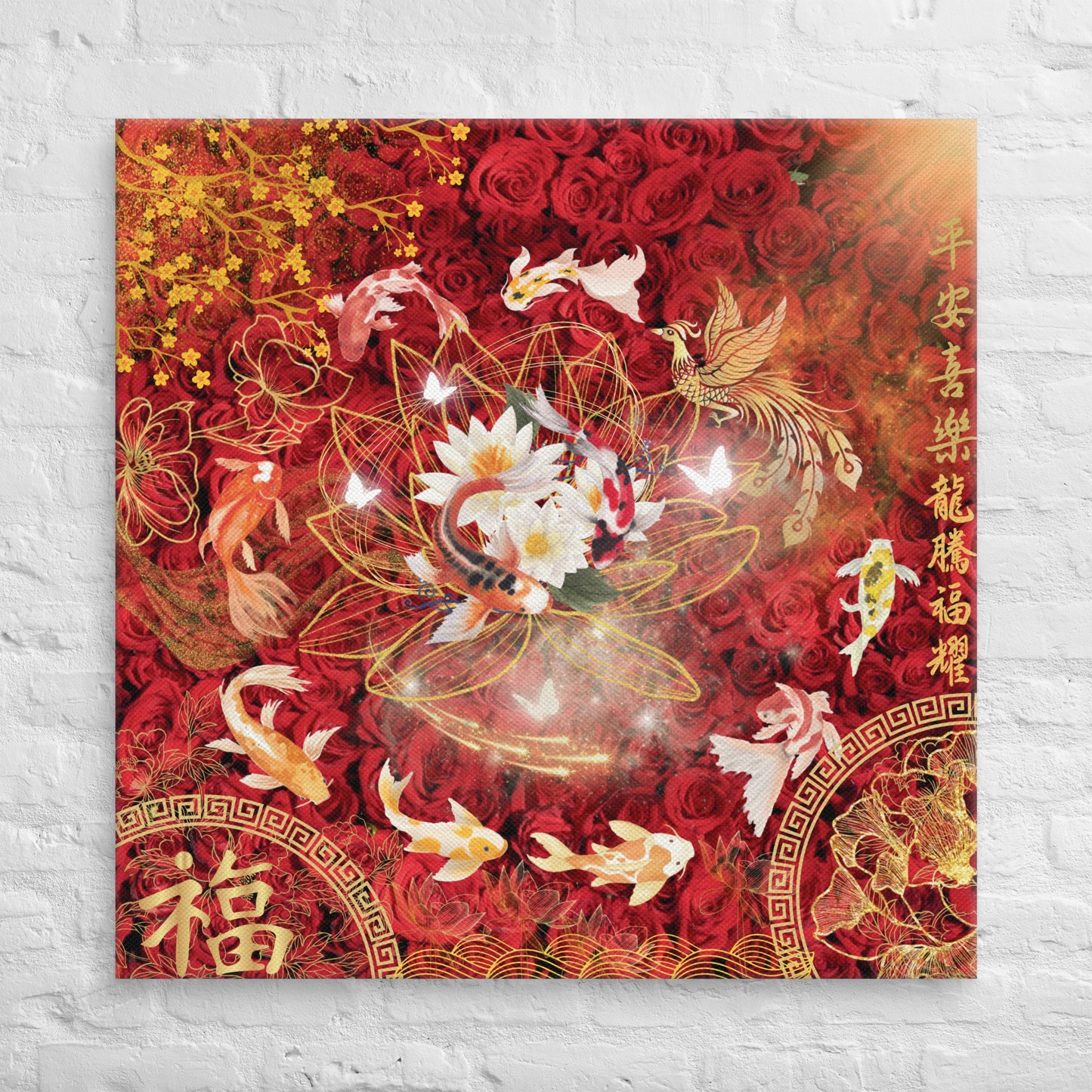 Toiles Poisson Feng Shui : Une touche de sérénité et de prospérité pour nourrir votre esprit et votre espace