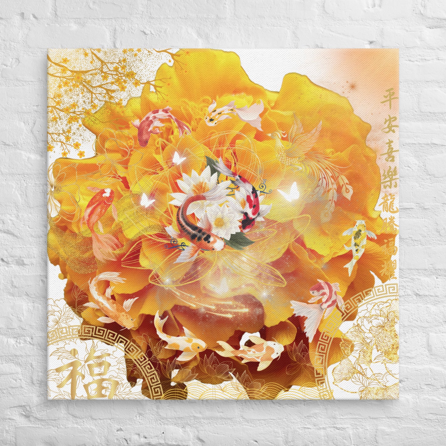 Toiles Poisson Feng Shui : Une vague de sérénité et de prospérité pour transformer votre espace