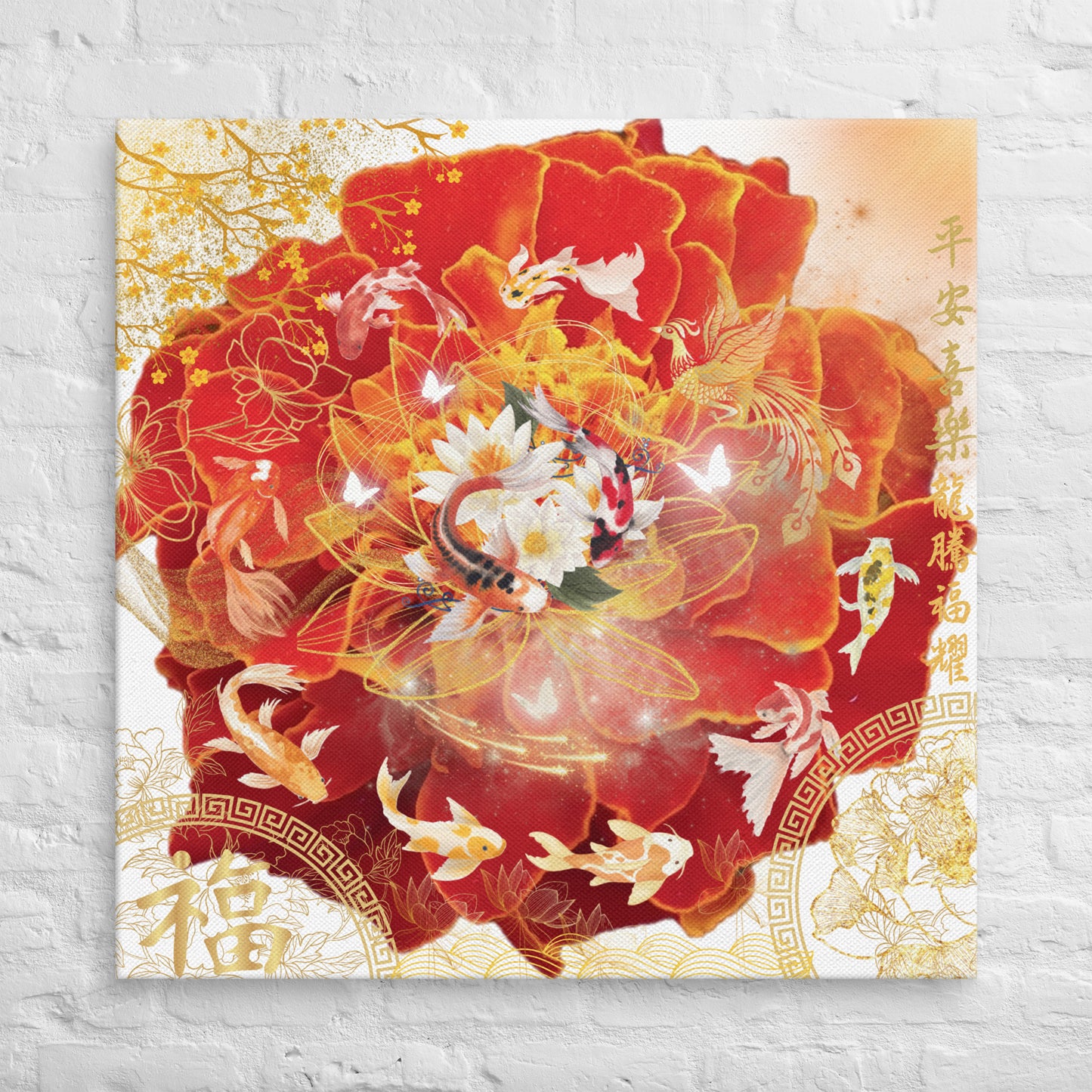 Toiles Poisson Feng Shui : Laissez la sagesse du poisson infuser votre espace d'harmonie et de chance