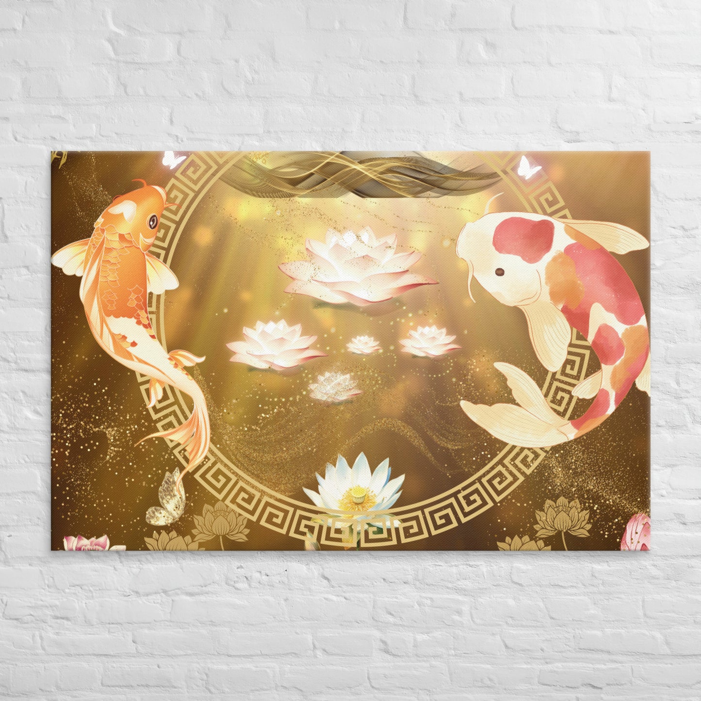 Toiles Poisson Feng Shui : Apportez fluidité, sérénité et chance à votre intérieur avec l'énergie du poisson