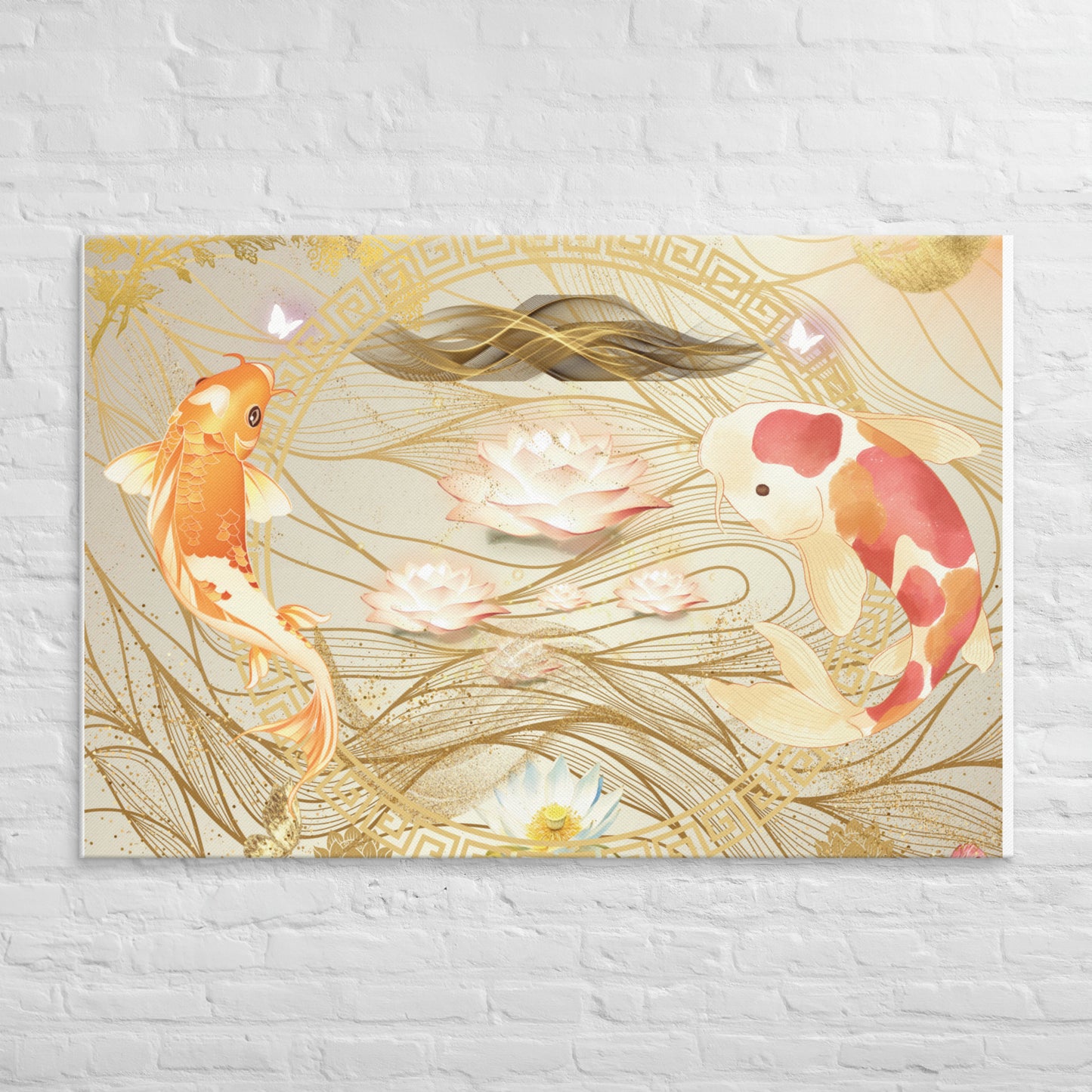 Toiles Poisson Feng Shui : Un souffle de sérénité et de chance pour équilibrer votre espace