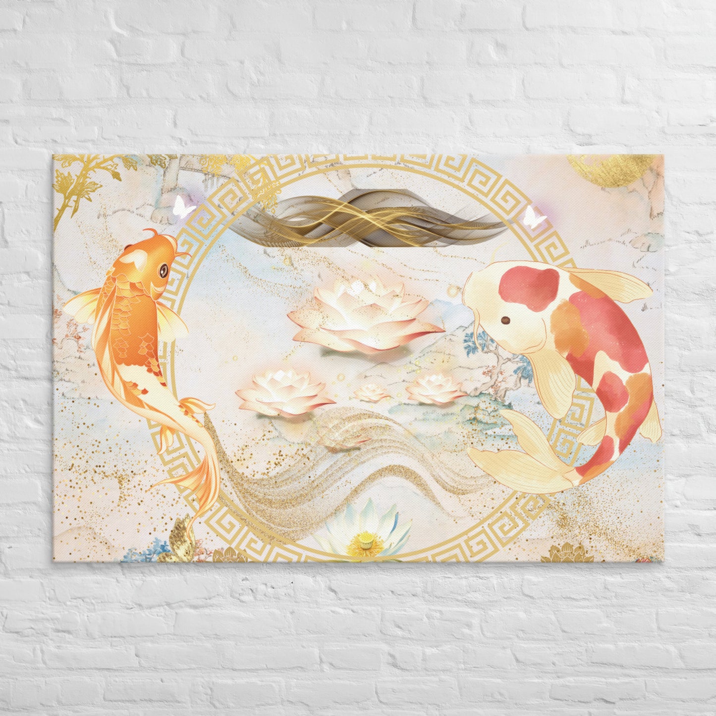 Toiles Poisson Feng Shui : Invitez la fluidité et la prospérité du poisson pour harmoniser votre intérieur