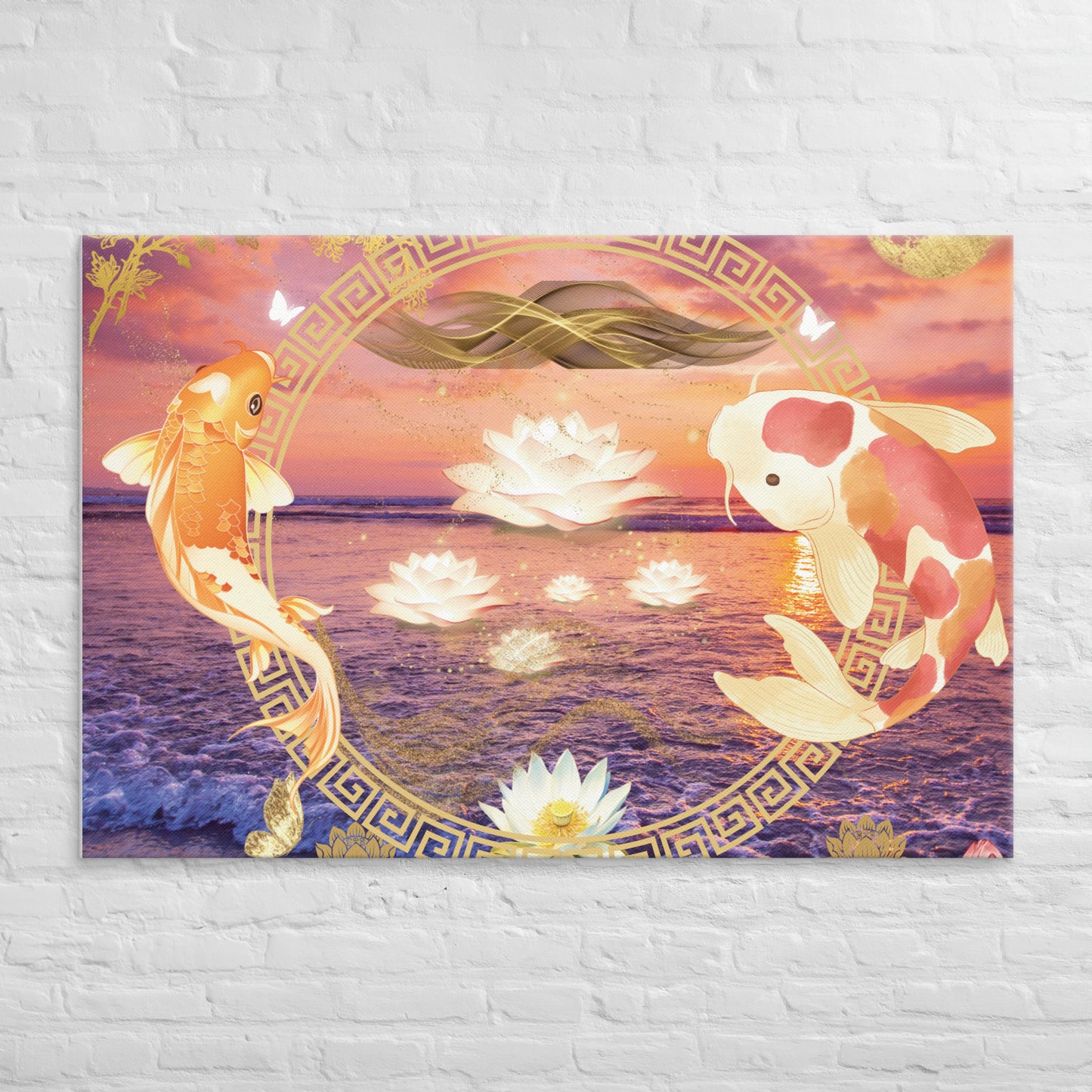 Toiles Poisson Feng Shui : Un courant d’énergie positive pour équilibrer votre espace et inspirer votre quotidien