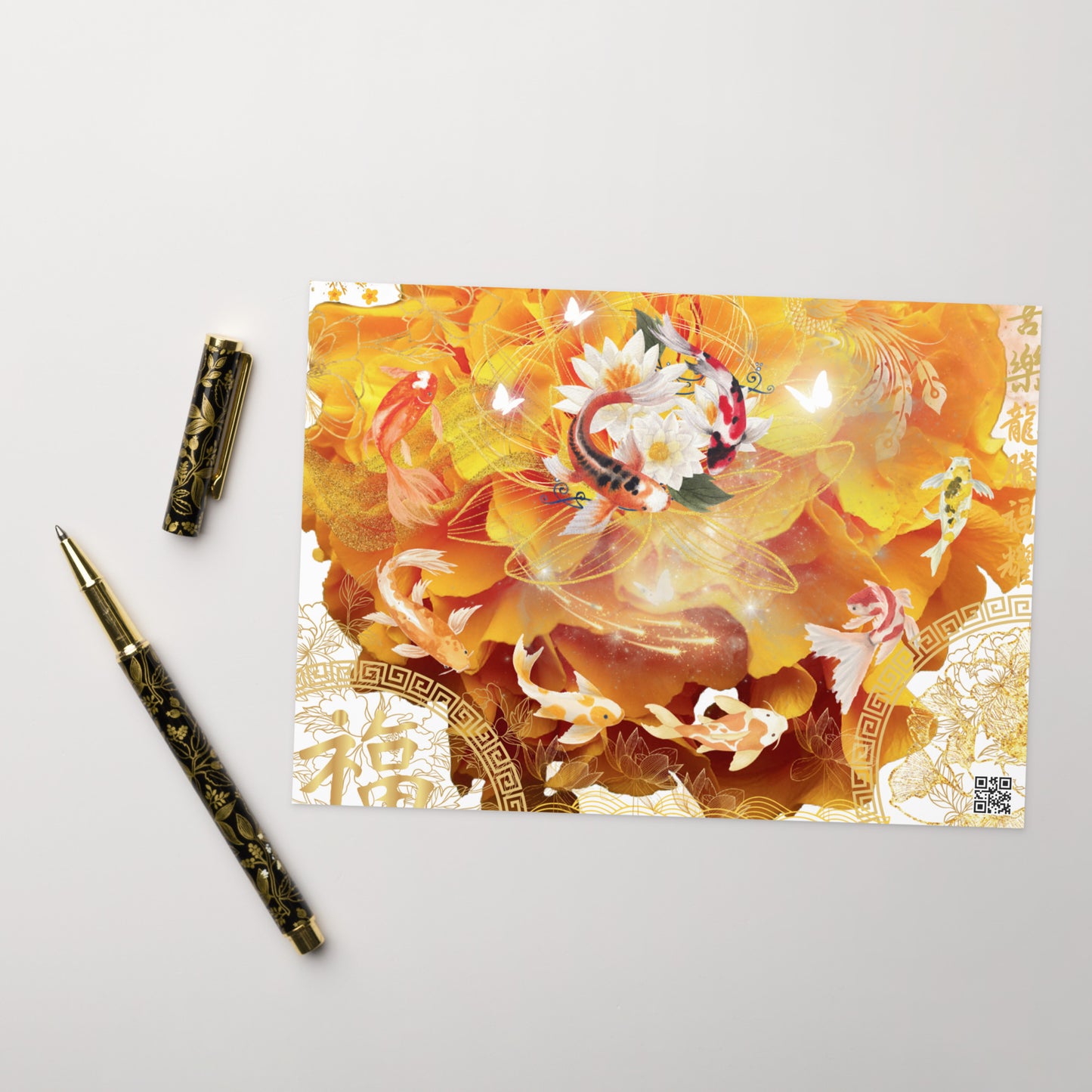 Carte de vœux Feng Shui : Offrez l'harmonie et la prospérité avec chaque mot