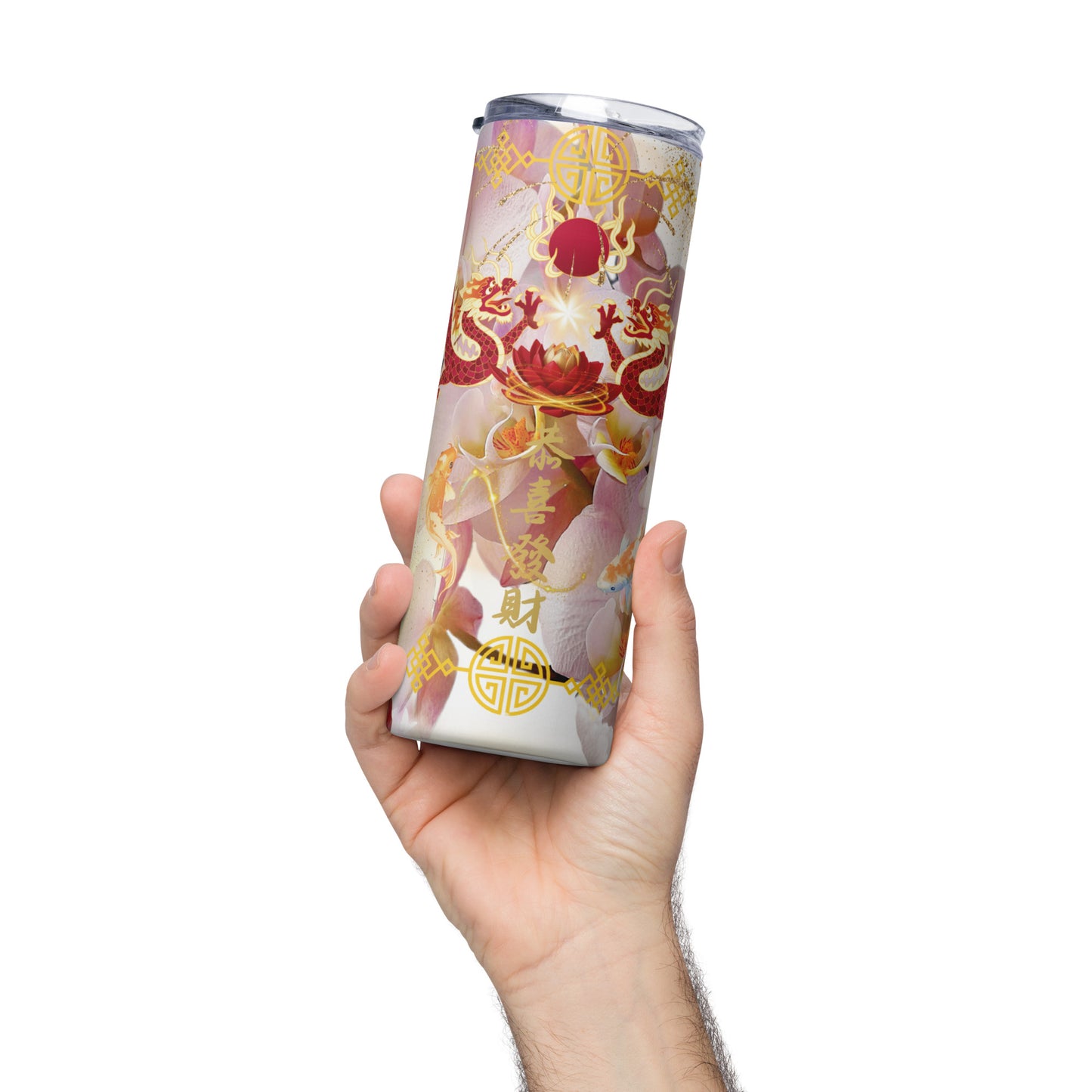 Gourde en acier inoxydable Dragon : Un souffle de puissance et de protection à chaque gorgée