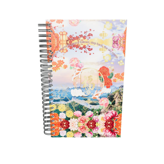 Carnet à spirale Feng Shui : Le Jardin des Émotions « Quand le cœur s'ouvre, l’énergie circule et la vie s’épanouit. »