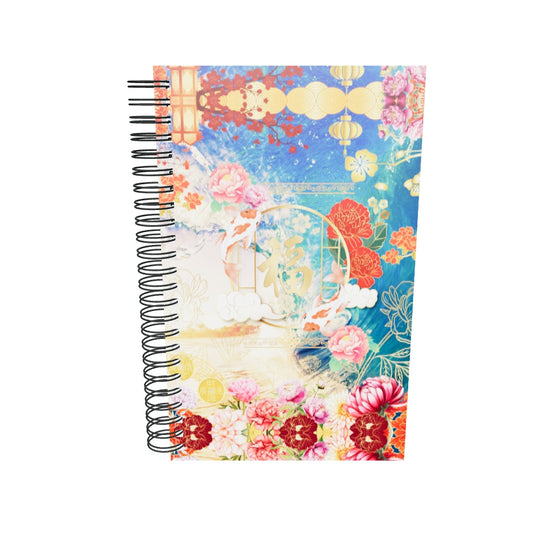 Carnet à spirale aux encres du cœur