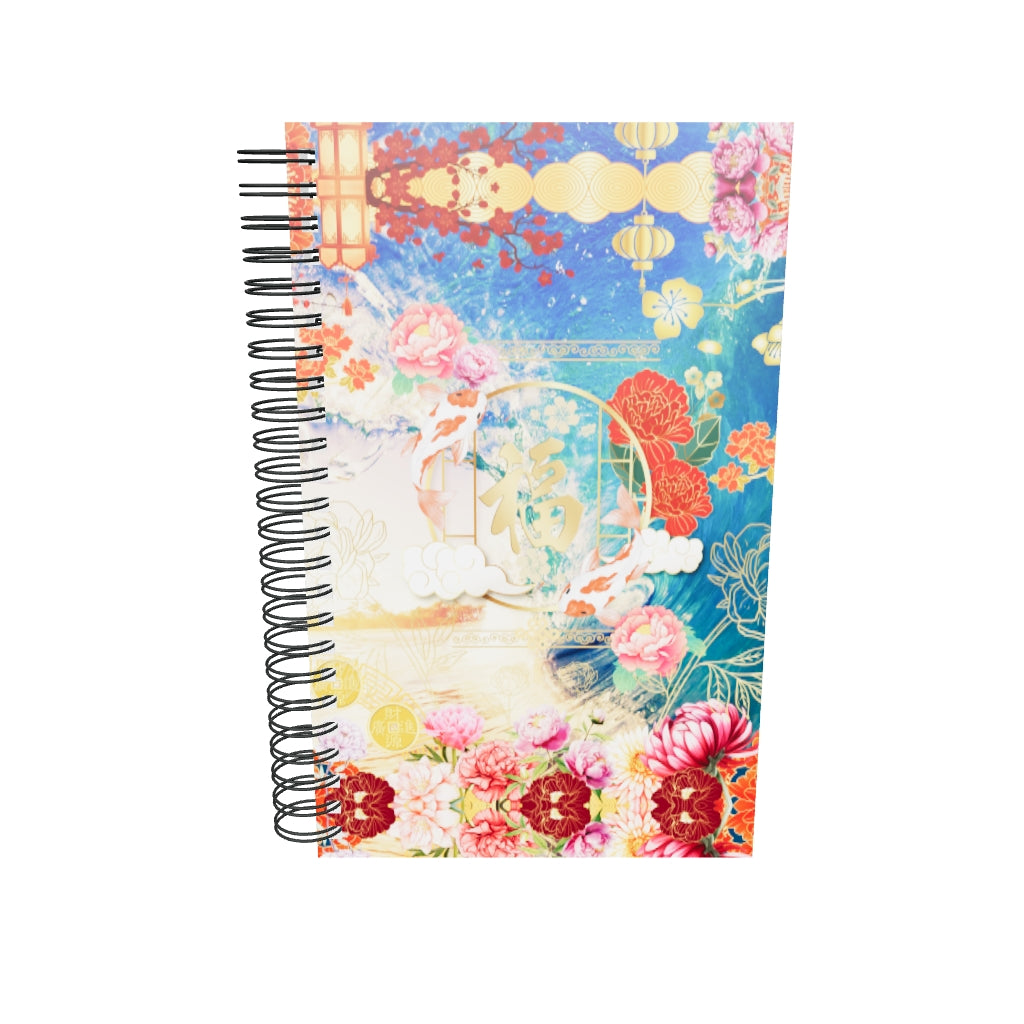 Carnet à spirale aux encres du cœur