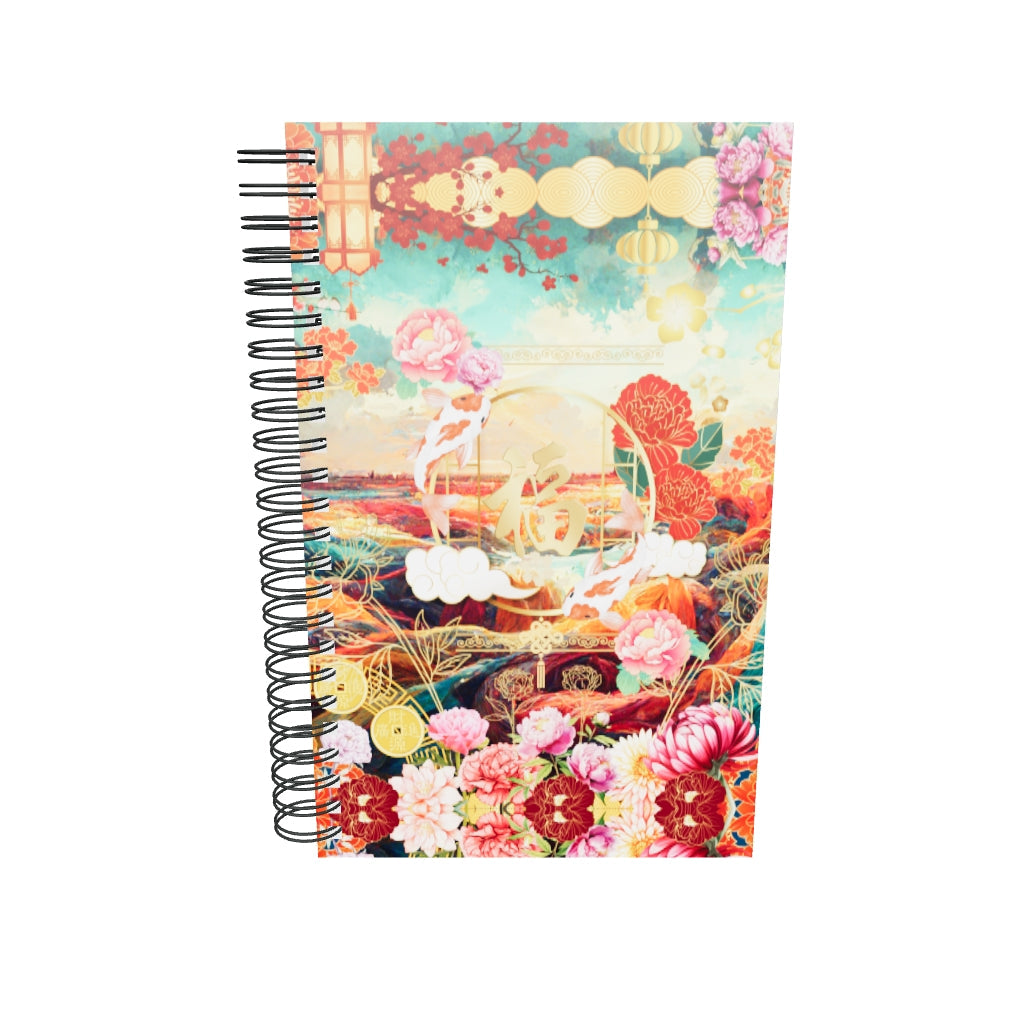 Carnet à spirale de lumière intérieure