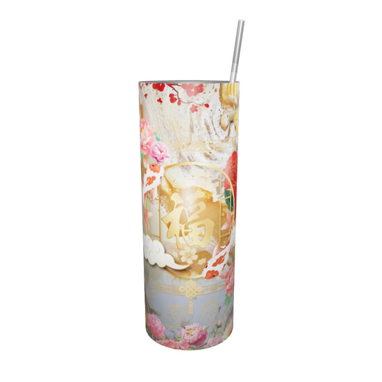 Gobelet en acier inoxydable : "La Beauté du Temps, Capturée dans Chaque Détail"